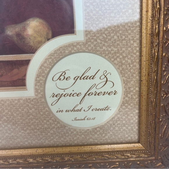 Beautiful Tulip Tapestry/Be Glad verse by Pamela Gladding -framed picture - Picture 4 of 14